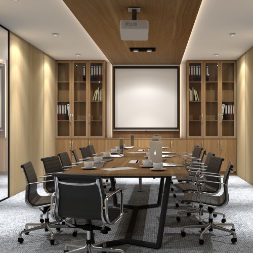 Comfortable meeting table