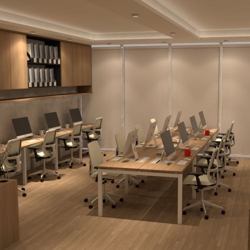 Comfortable staff desk 2